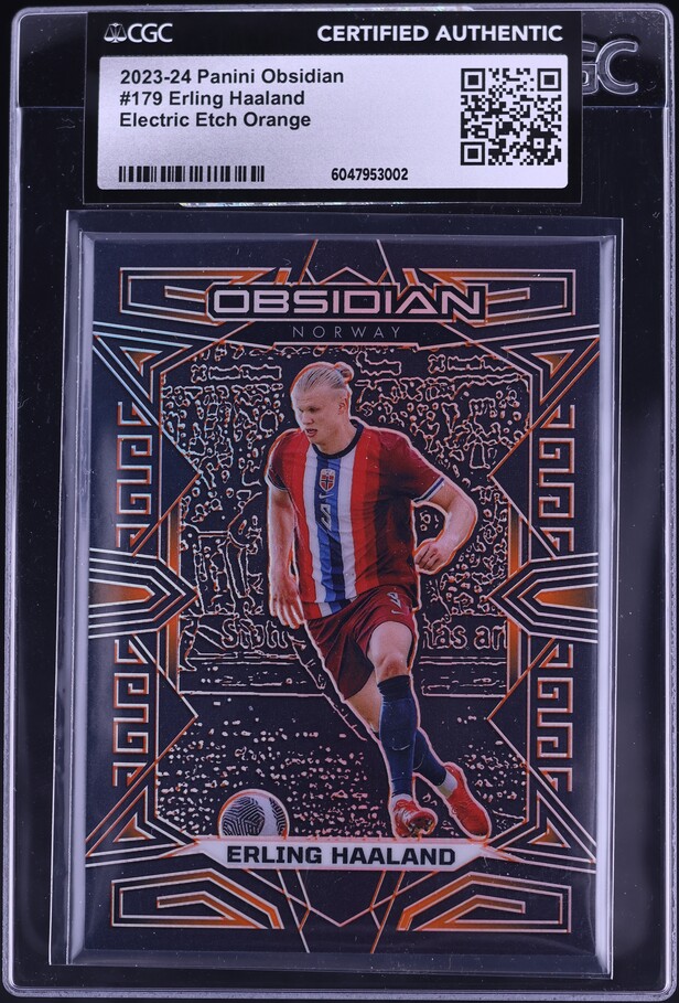PANINI 2023-24 OBSIDIAN ERLING HAALAND 【公式通販】