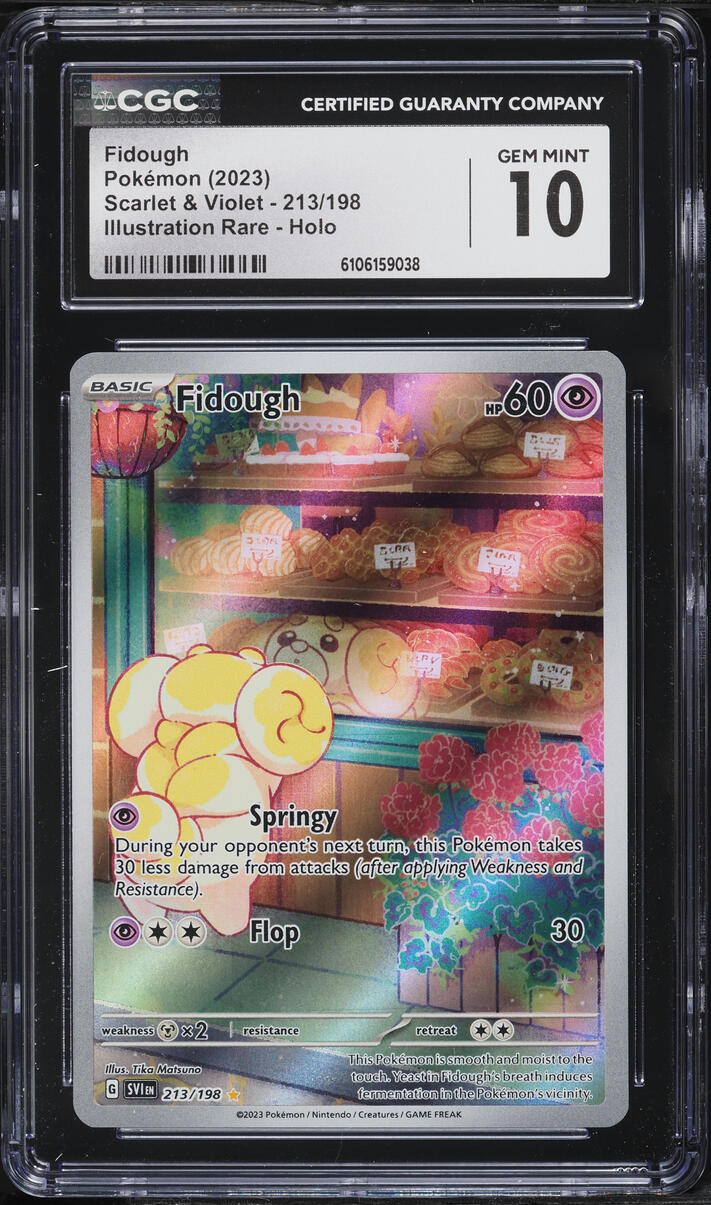2023 Pokemon Scarlet & Violet IR Fidough #213 CGC 10 GEM MINT