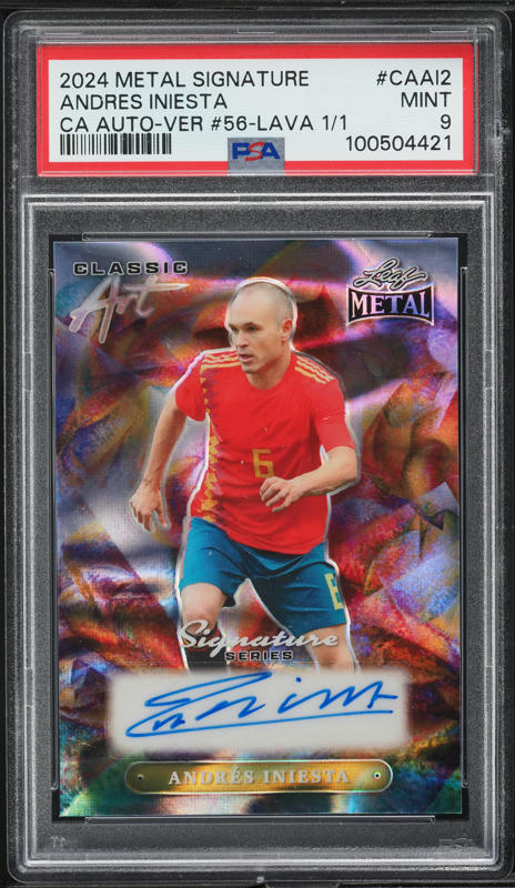 2002 Panini Sports Superliga De Estrellas Andres Iniesta ROOKIE
