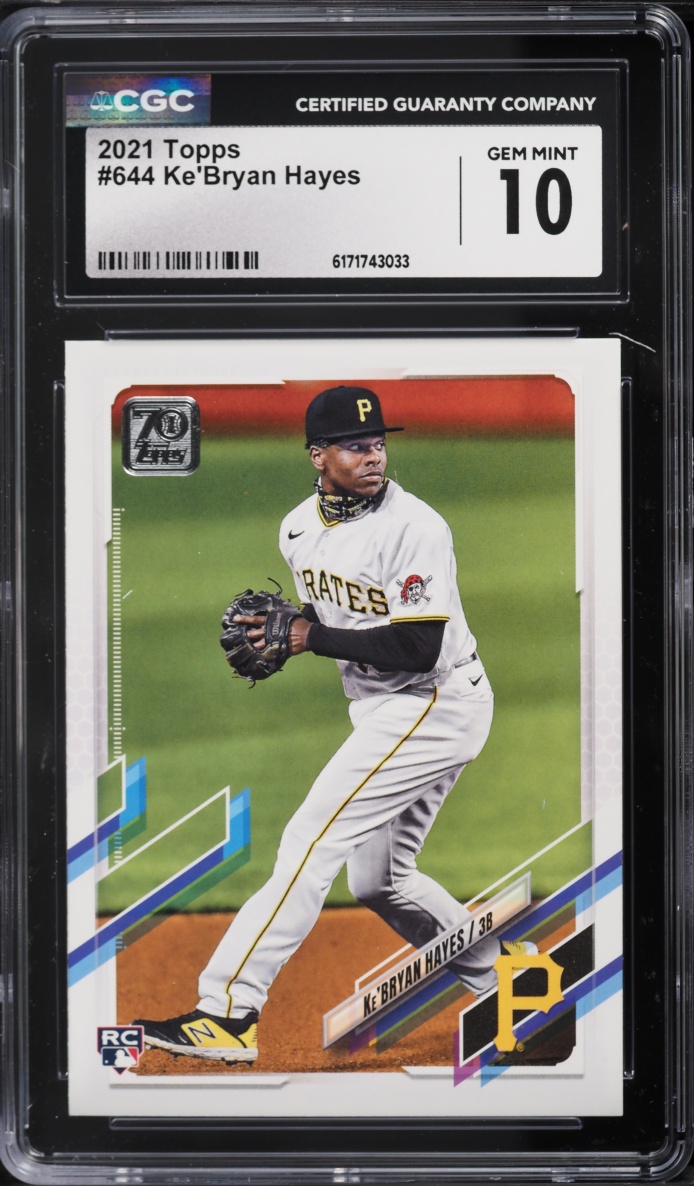 2021 Topps Ke'Bryan Hayes ROOKIE #644 CGC 10 GEM MINT