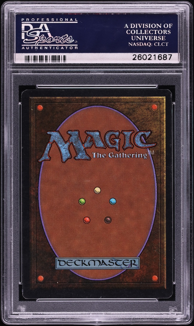1993 Magic The Gathering MTG Unlimited Ancestral Recall PSA 9 MINT