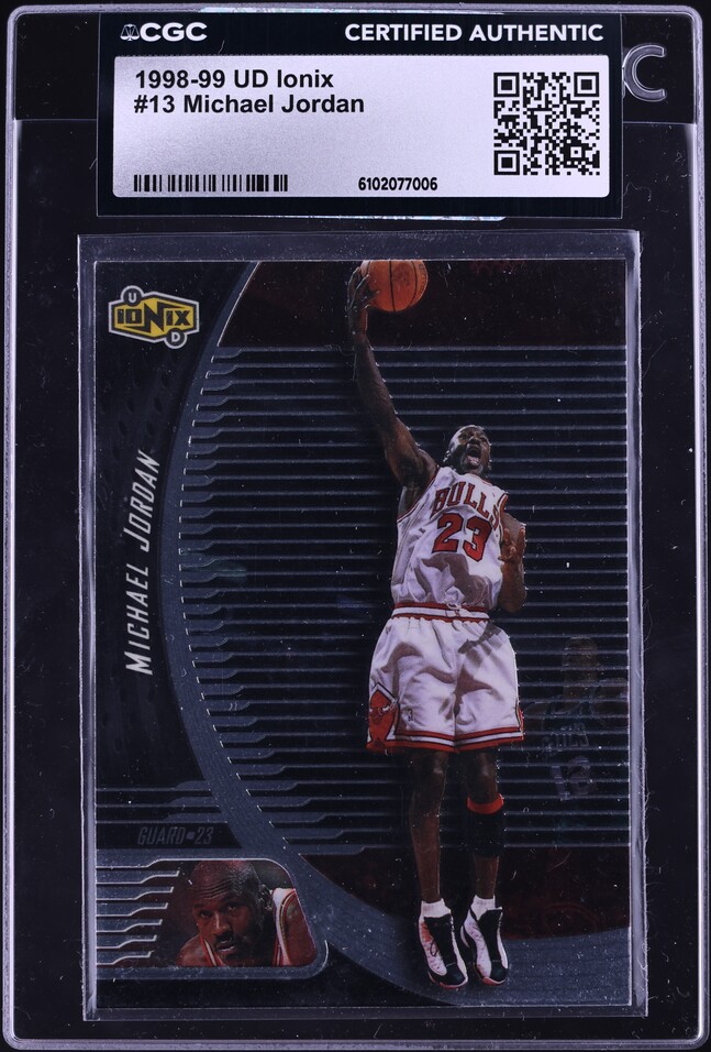 1998 SP Authentic Michael Jordan #3 PSA 9 MINT on Fanatics Collect