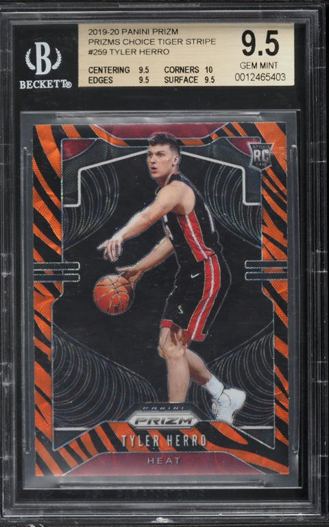 2023 Topps Chrome Sapphire Orange Tyler Herro AUTO /25 #CG-THE CGC