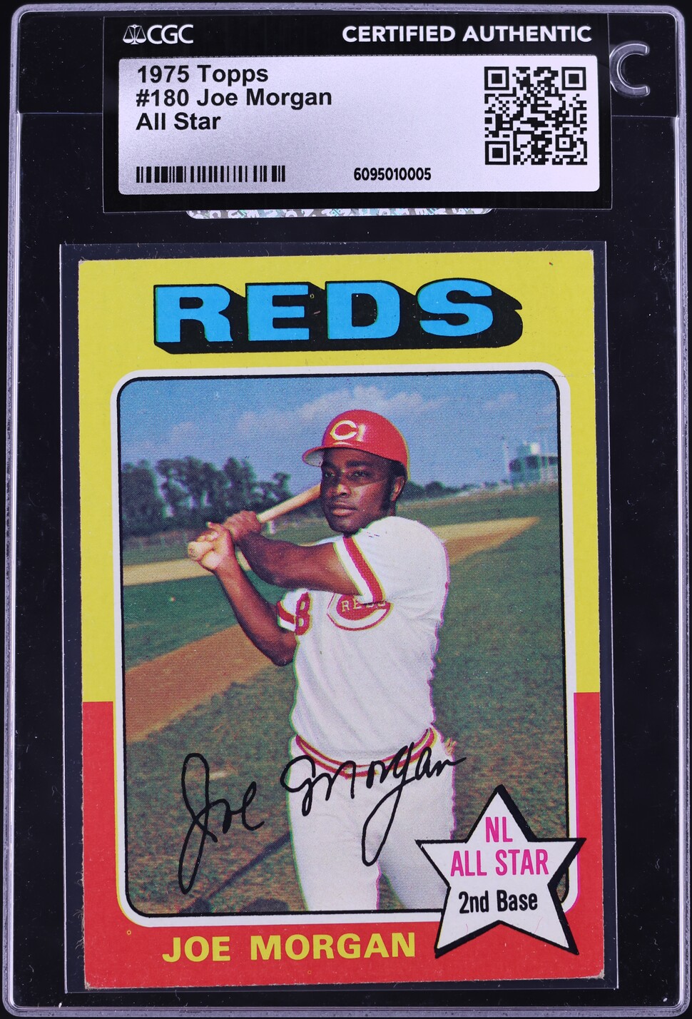 1975 Topps Joe Morgan ALL-STAR #180 CGC AUTH