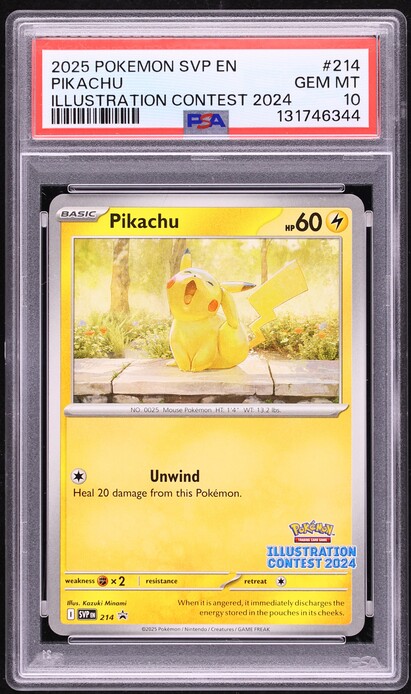 2025年 HIROSHIMA'S PIKACHU GEM MT 10 2025 Pokemon Japanese SV