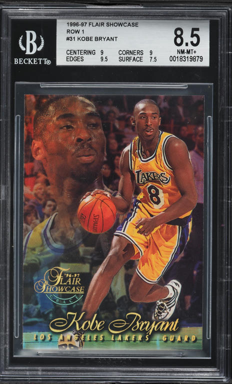 1996 Stadium Club Showcase Kobe Bryant ROOKIE #RS11 BGS 9.5 GEM