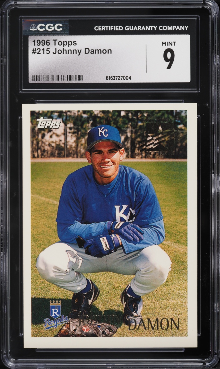 1996 Topps Johnny Damon ROOKIE #215 CGC 9 MINT