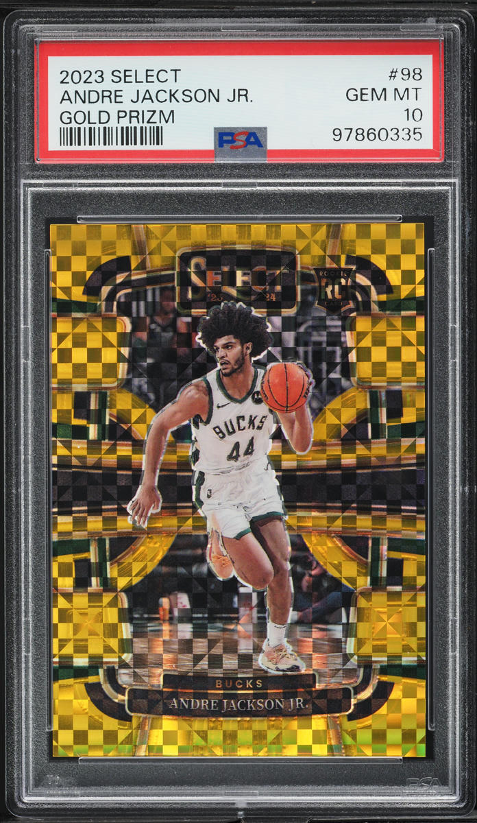 2023 Select Concourse Gold Prizm Andre Jackson Jr. ROOKIE