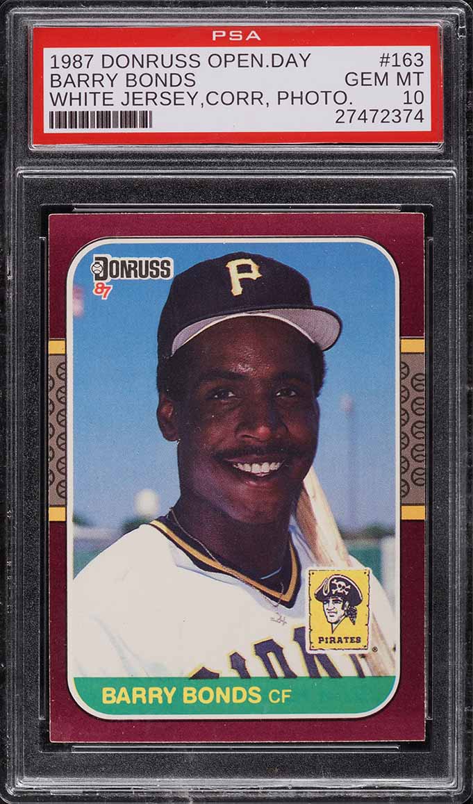 その他 Barry Bonds Rookie Card (1987 Donruss) Barry Bonds 1987 Donruss Opening Day Rookie Card #163 scan 21 | eBay