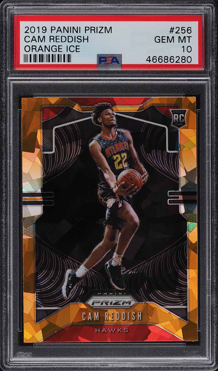 2019 Panini Prizm Sensational Orange Ice LeBron James GAME