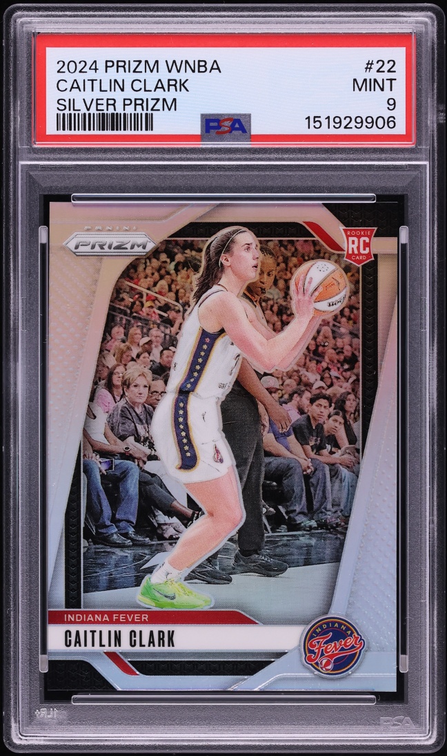 2024 Panini Prizm WNBA Silver Caitlin Clark ROOKIE #22 PSA 9 MINT - Photo 1