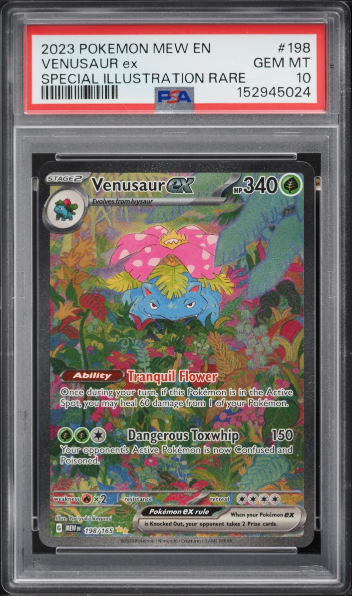 2023 Pokemon Scarlet & Violet 151 SIR Venusaur EX #198 PSA 10 GEM MINT