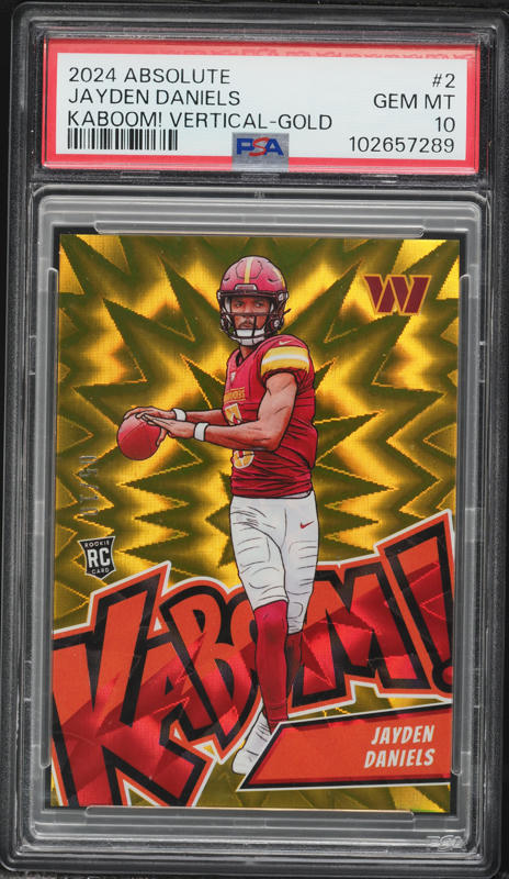 2024 Donruss Optic Downtown Duos Jayden Daniels Terry McLaurin