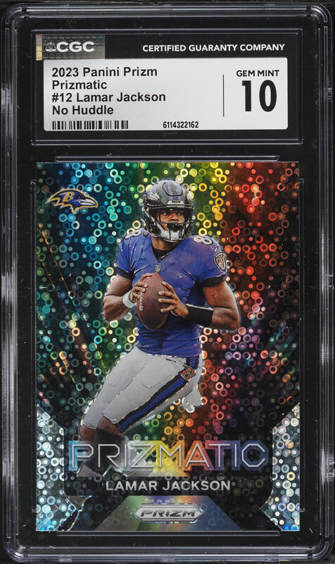 2025 Absolute Magenta Printing Plate Lamar Jackson 1/1 #97 CGC 7.5