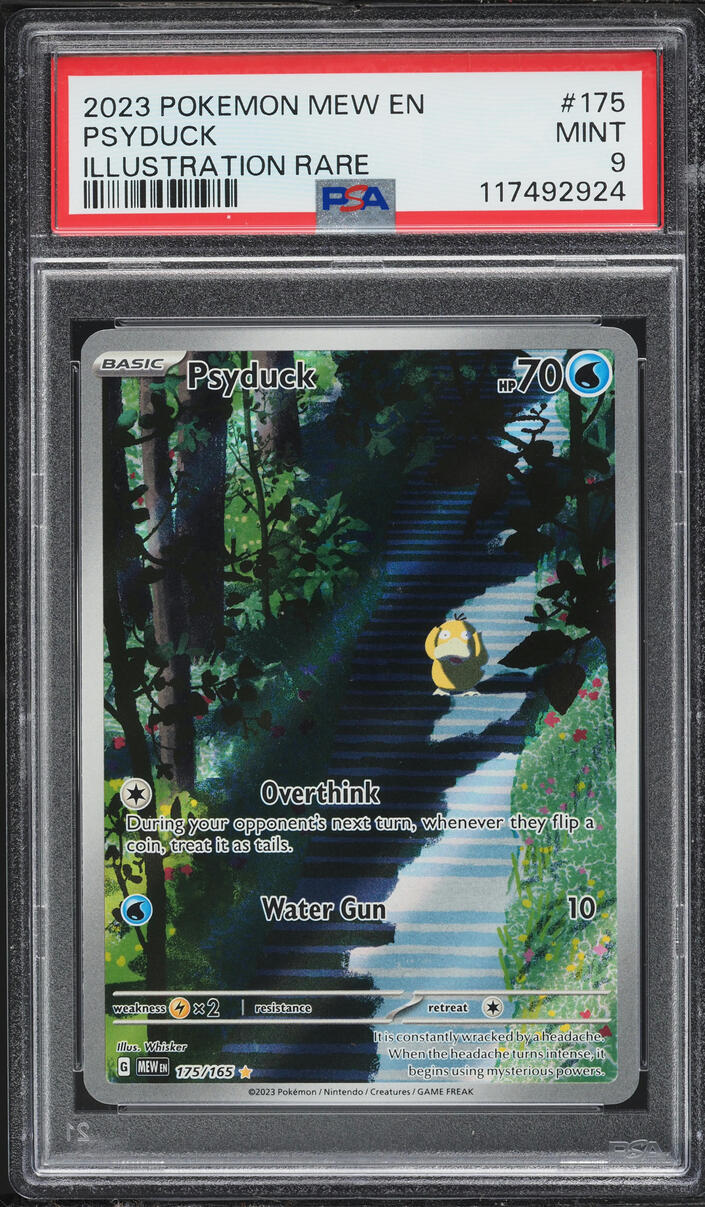 2023 Pokemon Scarlet & Violet 151 IR Psyduck #175 PSA 9 MINT