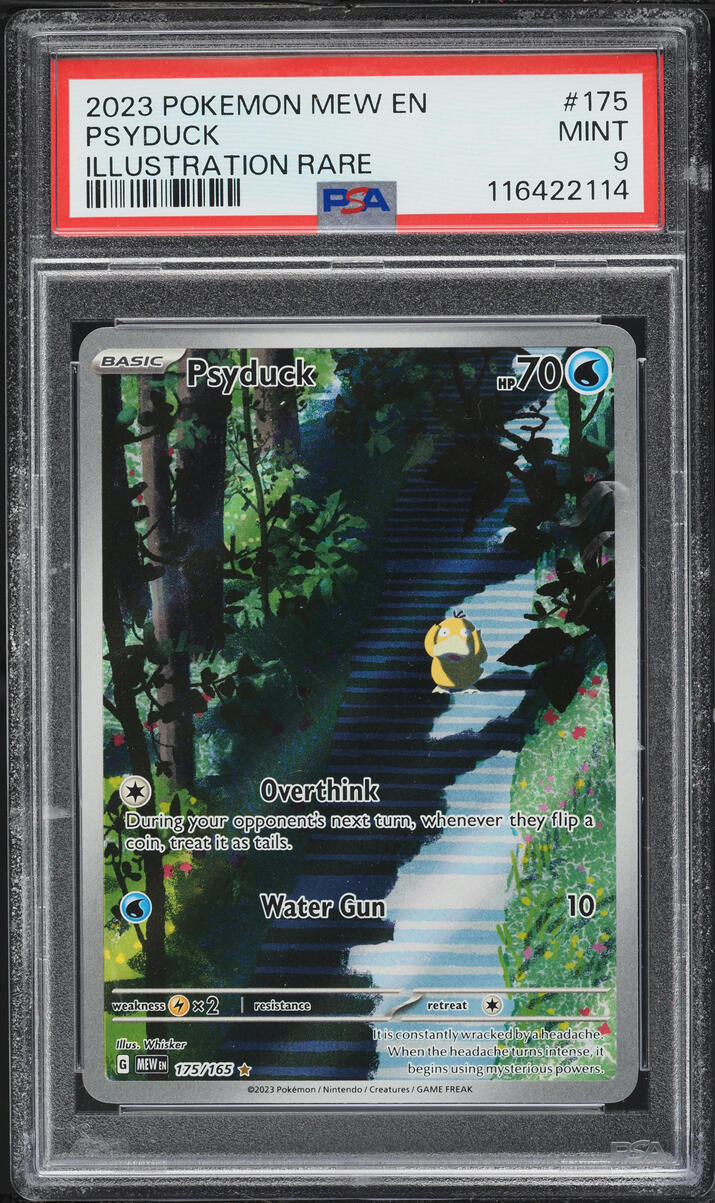 2023 Pokemon Scarlet & Violet 151 IR Psyduck #175 PSA 9 MINT