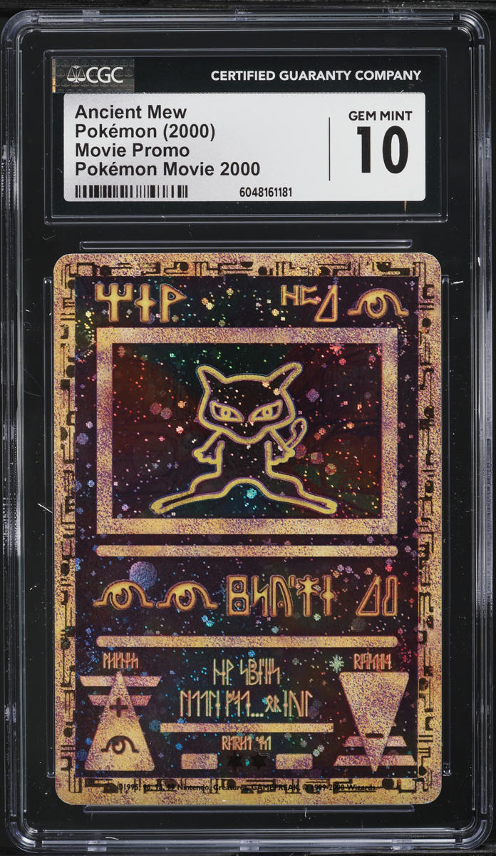 2000 Pokemon Movie Promo Ancient Mew CGC 10 GEM MINT