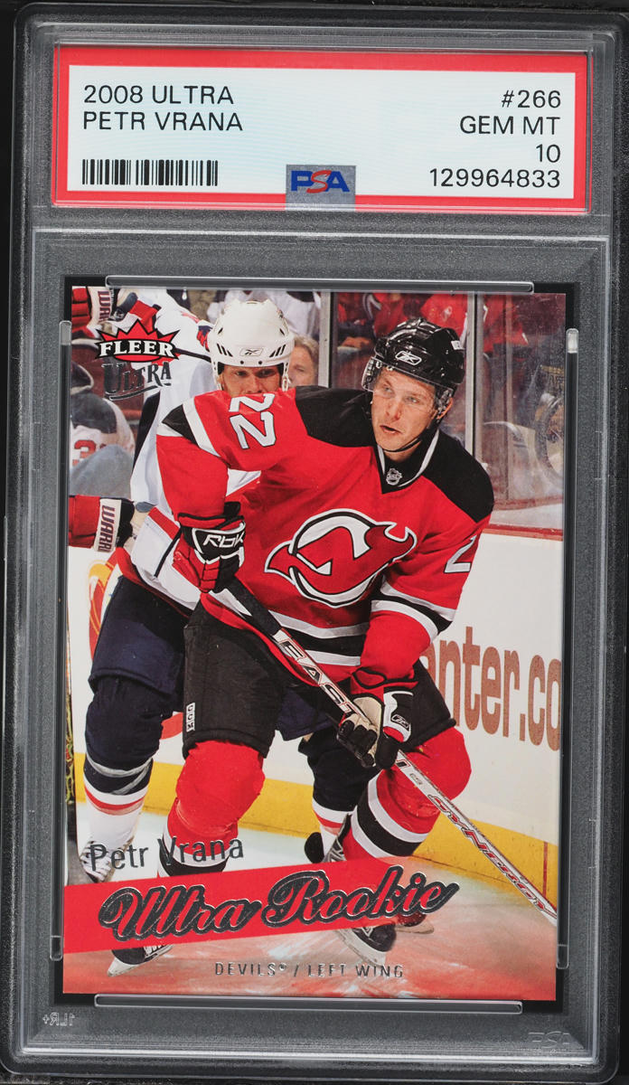 2008 Ultra Hockey Petr Vrana ROOKIE #266 PSA 10 GEM MINT