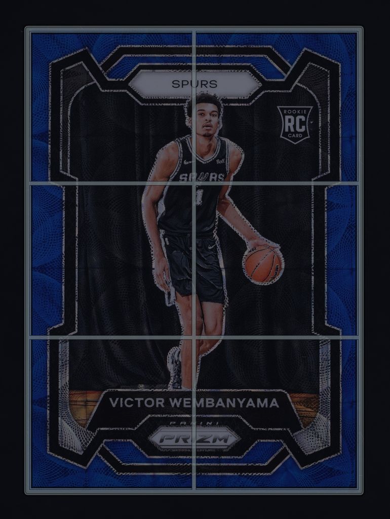 2023 Panini Prizm Choice Blue Victor Wembanyama ROOKIE /49 #136 MBA AUTH