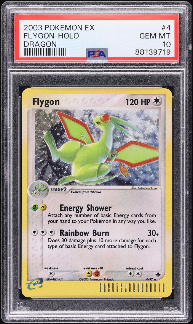 2003 Pokemon EX Dragon Holo Flygon #4 PSA 10 GEM MINT