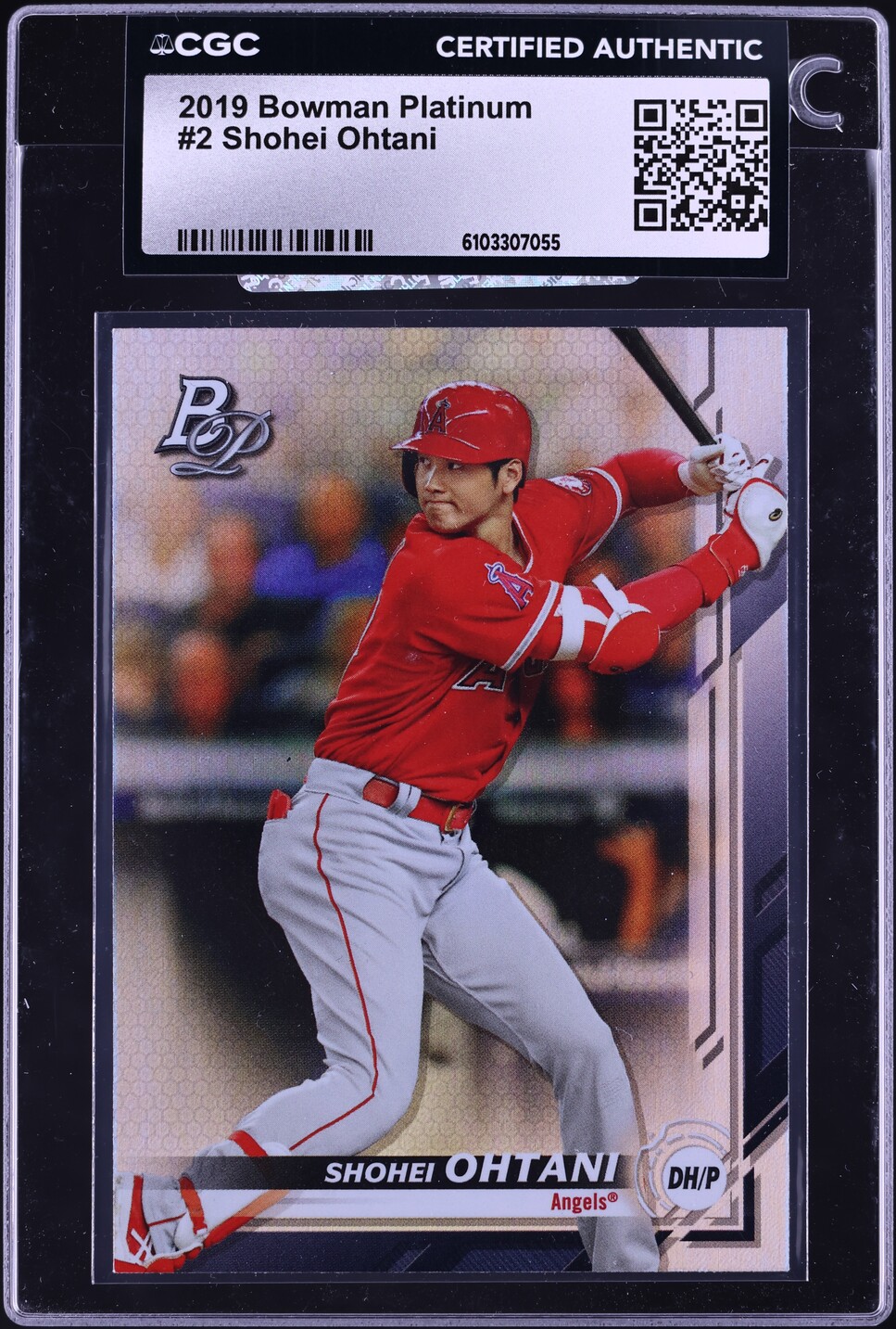 2019 Bowman Platinum Shohei Ohtani #2 CGC AUTH
