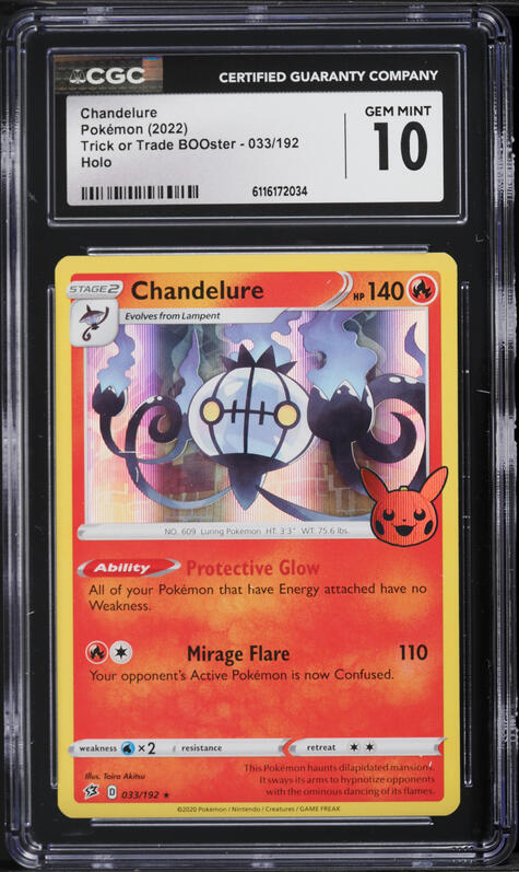 2022 Pokemon SWSH Darkness Ablaze Trick Or Trade BOOster Holo