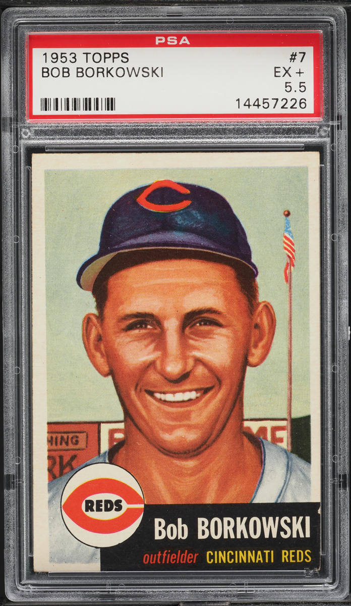 1953 Topps Bob Borkowski #7 PSA 5.5 EX+