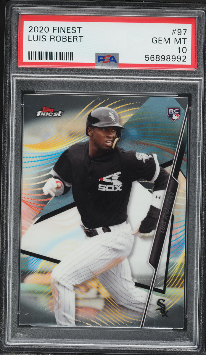 2020 Finest Luis Robert ROOKIE #97 PSA 10 GEM MINT