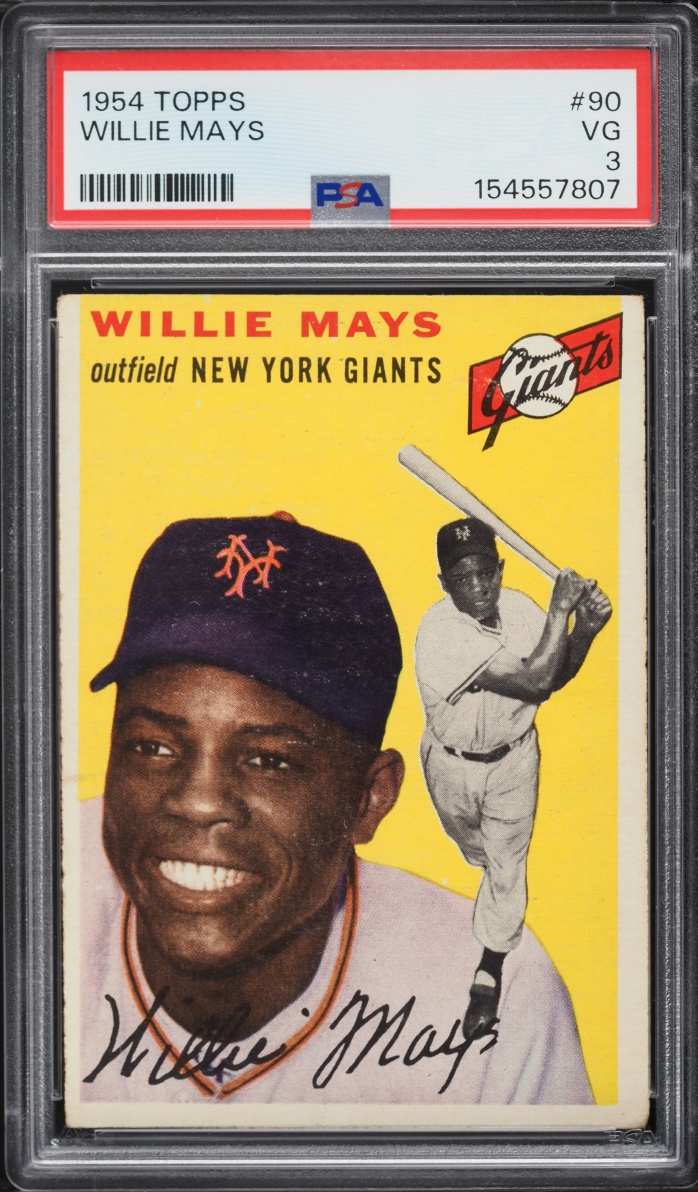 1954 Topps Willie Mays #90 PSA 3 VG