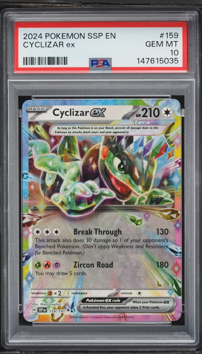 2024 Pokemon Scarlet & Violet Surging Sparks Cyclizar ex #159 PSA 10 GEM MINT