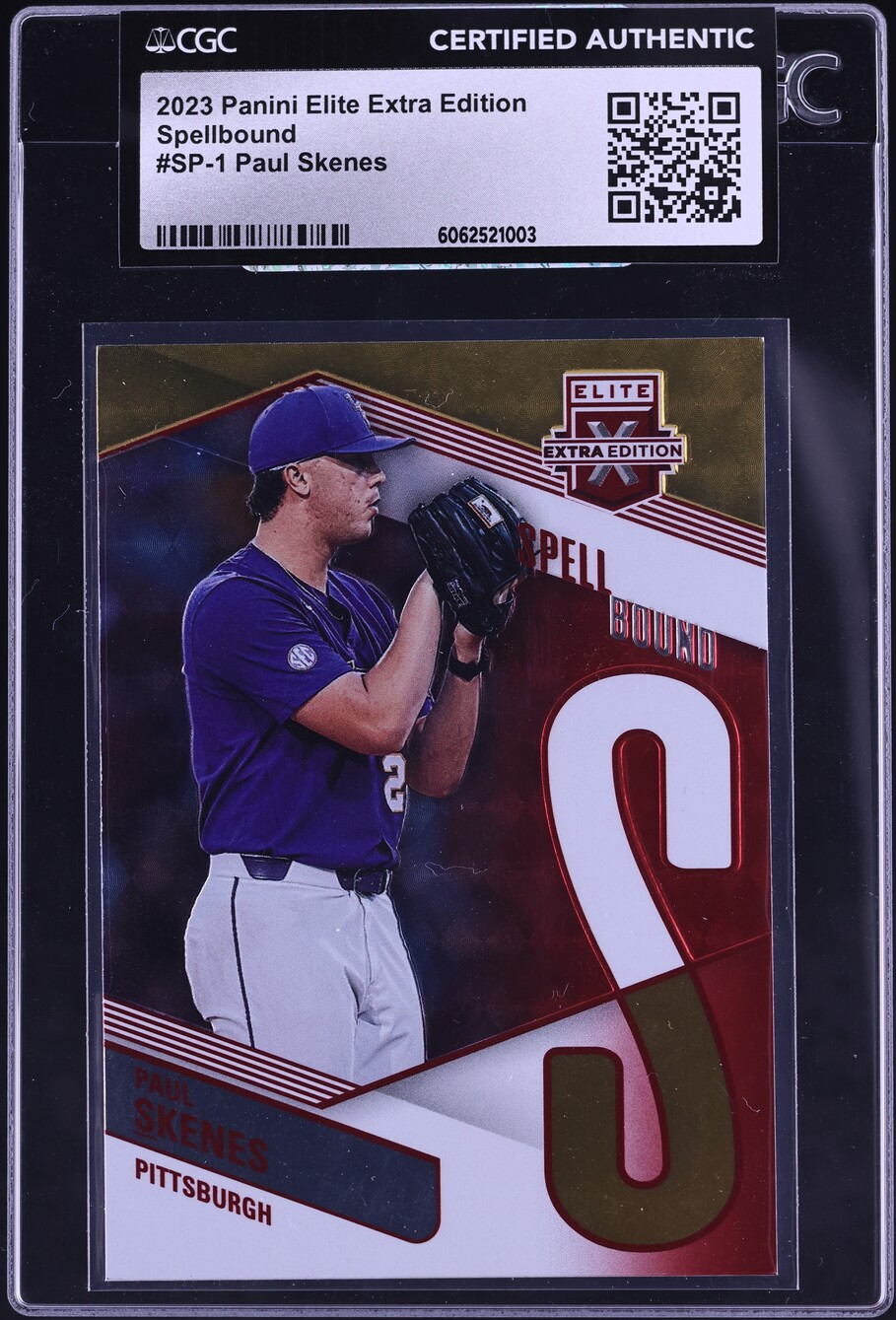 2023 Panini Elite Extra Edition Spellbound Paul Skenes ROOKIE #SP-1 CGC ...
