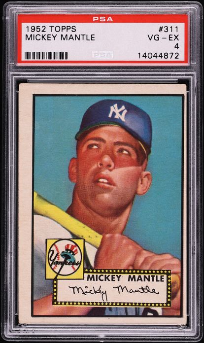 1952 Topps Mickey Mantle #311 PSA 4 VGEX