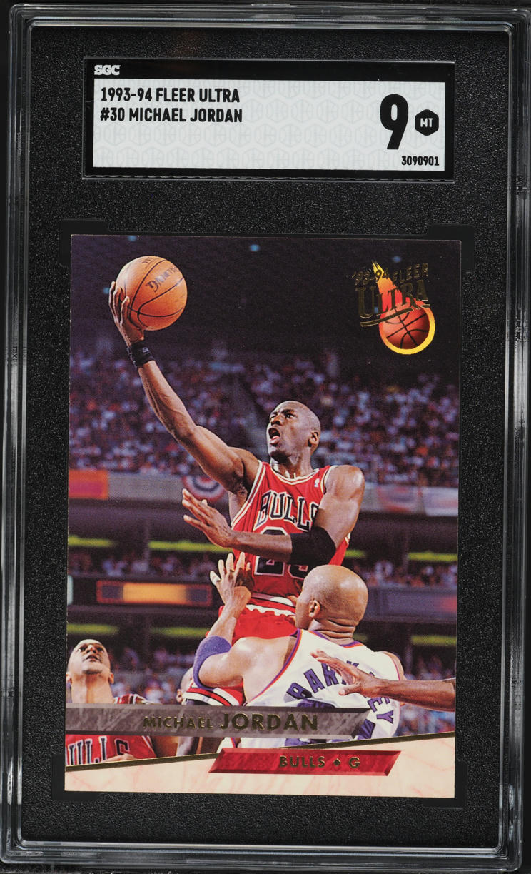 1993 Ultra Basketball Michael Jordan #30 SGC 9 MINT