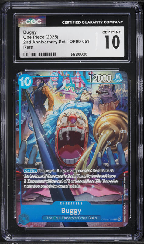 2025 One Piece Promo Release Event Winner Buggy #P-084 PSA 10 GEM