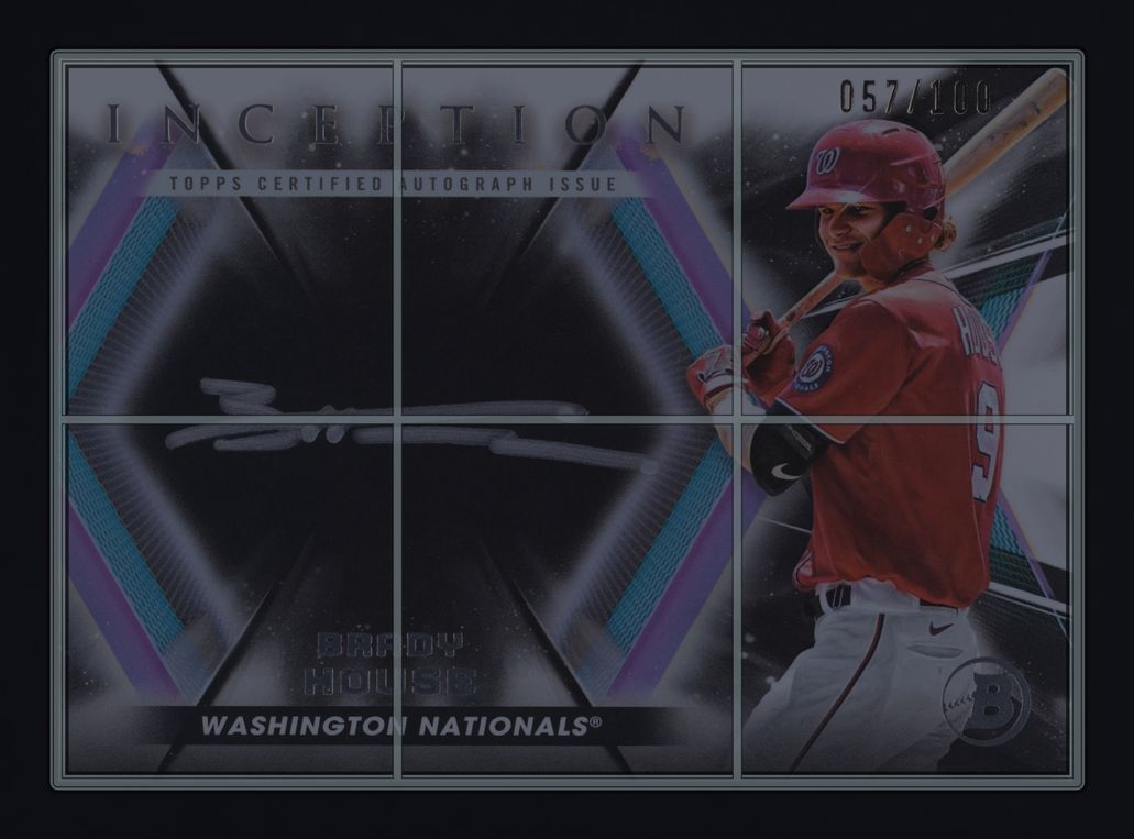 2023 Bowman Inception Silver Signings Brady House PROSPECT AUTO /100 #ISS-BH MBA AUTH
