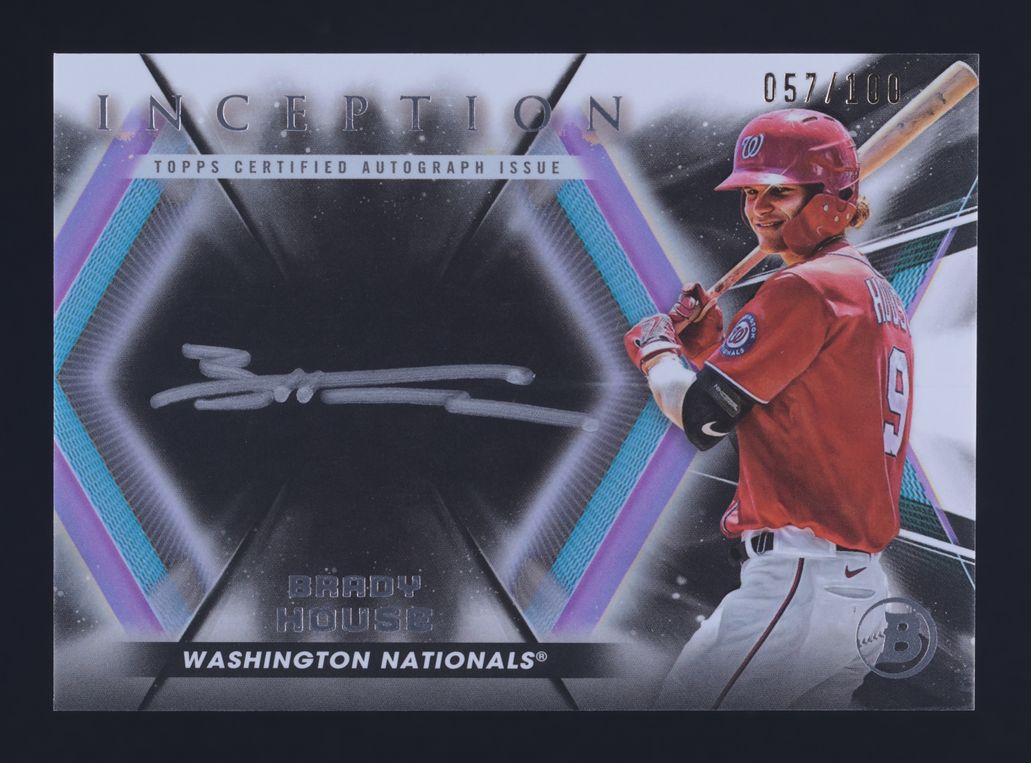 2023 Bowman Inception Silver Signings Brady House PROSPECT AUTO /100 #ISS-BH MBA AUTH