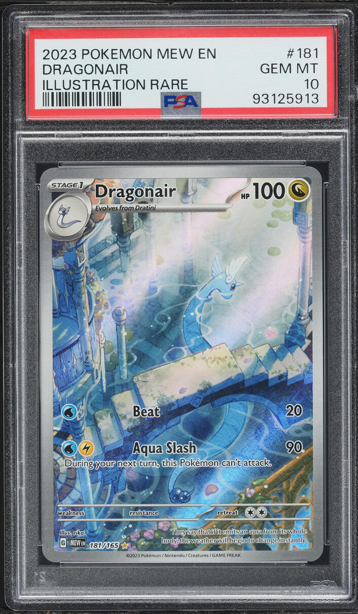 2023 Pokemon Scarlet & Violet 151 IR Dragonair #181 PSA 10 GEM MINT