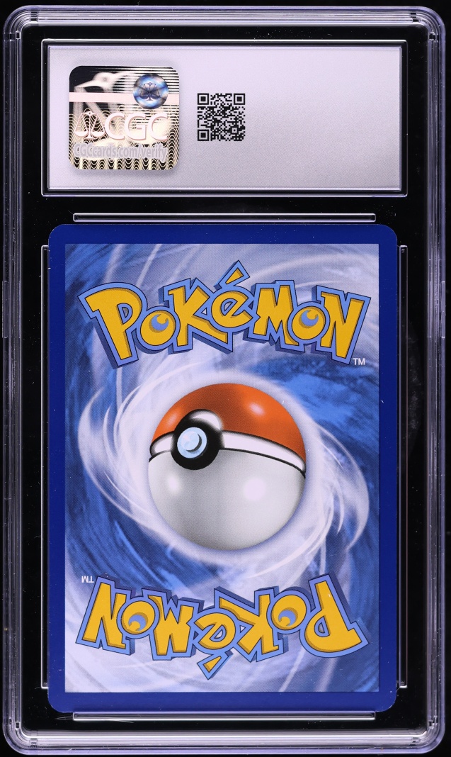 2019 Pokemon Sun & Moon Team Up Dragon Tin Holo Dragonite #119 CGC 8 NM-MT