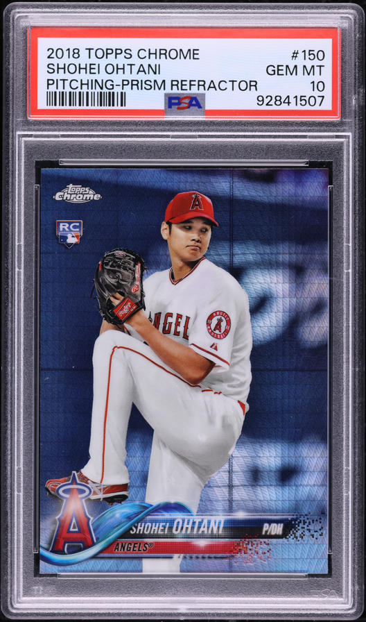 ゲームセンター・ゲームカード 2018 Topps Chrome Shohei Ohtani PSA
