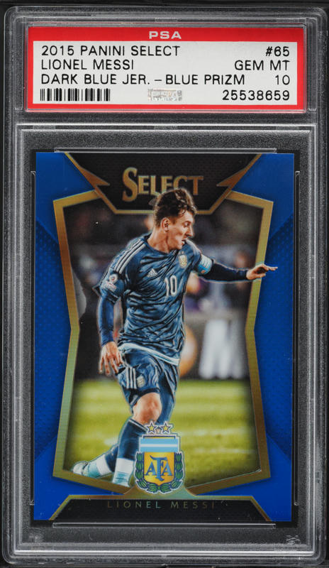 2015 Select Stars Memorabilia Gold Lionel Messi PATCH /10 #ST-LM