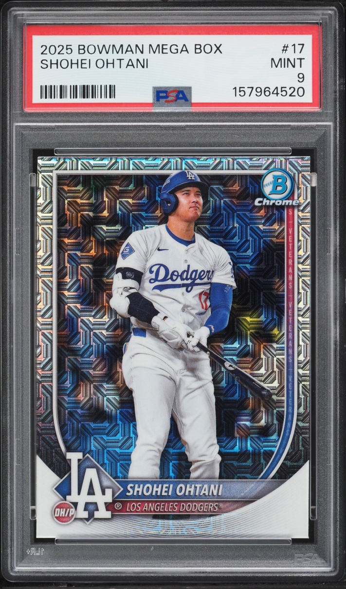 2025 Bowman Chrome Mega Box Shohei Ohtani #17 PSA 9 MINT