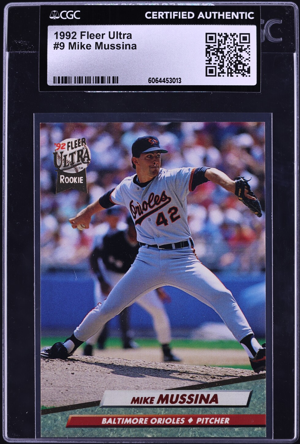 1992 Fleer Ultra Mike Mussina ROOKIE #9 CGC AUTH on Fanatics Collect
