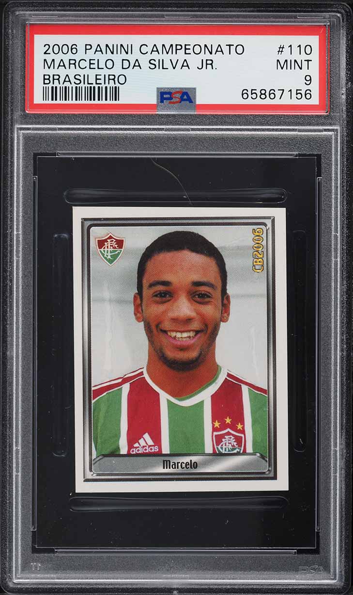 2006 Panini Campeonato Brasileiro Marcelo Da Silva Jr. ROOKIE #110 PSA 9 MINT