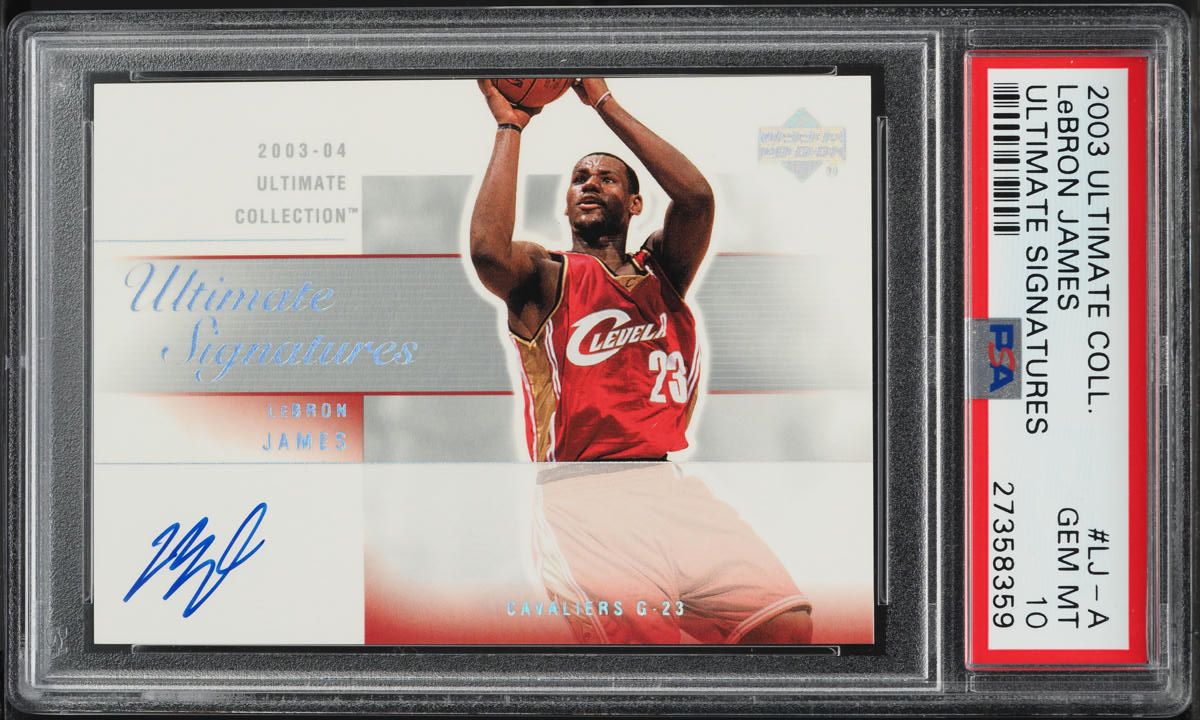 2004 Ultimate Collection Signatures LeBron James AUTO #LJ