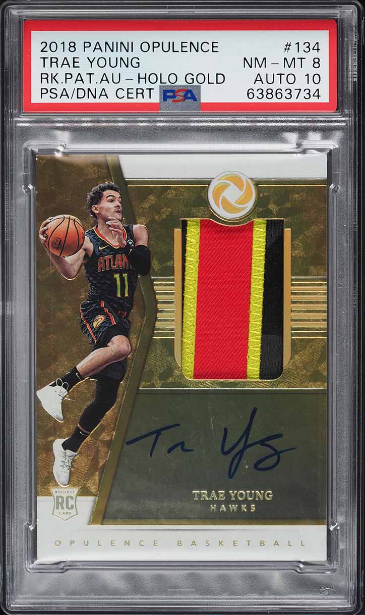 その他 TRAE YOUNG ROOKIE TICKET AUTO HOLO PSA 9 Trae Young 18/19