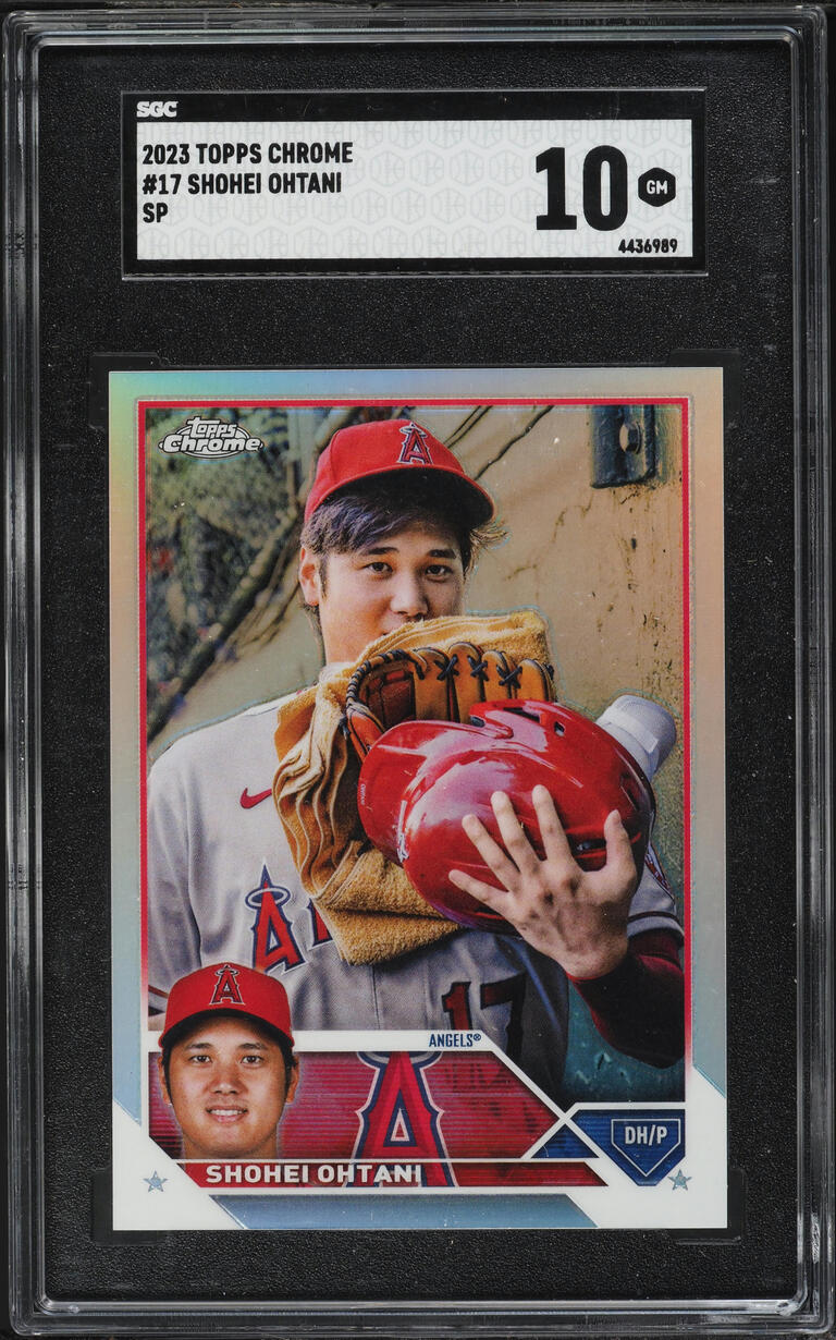 2023 Topps Chrome Image Variation Shohei Ohtani SP #17 SGC 10 GEM MINT
