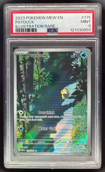 2023 Pokemon SV 151 - MEW EN #175/165 Psyduck PSA 9