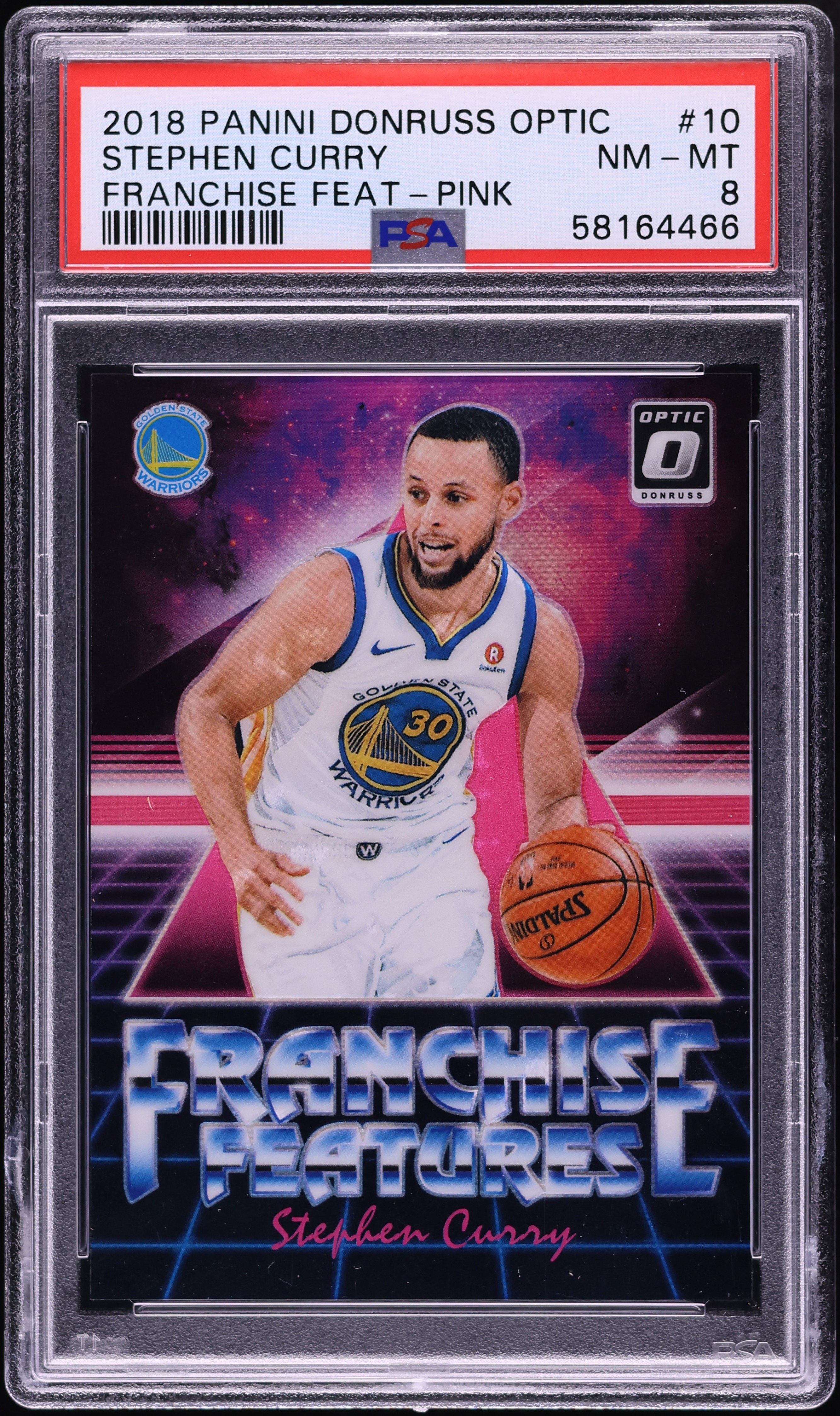 2018 Donruss Optic Franchise Features Pink Stephen Curry /25