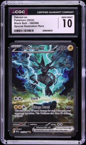 2025 Pokemon Japanese SV Black Bolt Full Art Zekrom ex #174 CGC 10