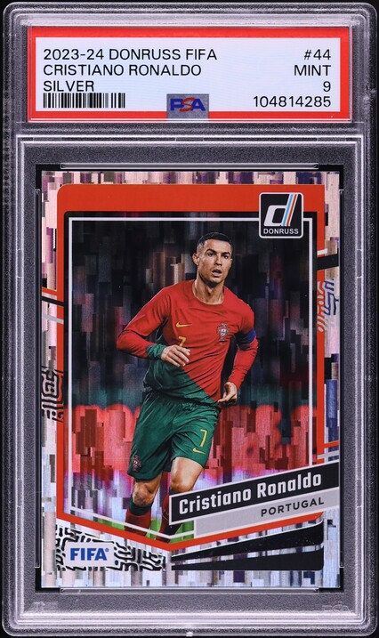 2012 Panini UEFA Euro Cristiano Ronaldo #280 PSA 9 MINT on